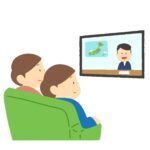 clip art of family sitting on sofa watching TV-illpop.com