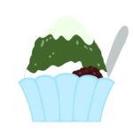 clip art of shaved ice with green tea milk kintoki-illpop.com