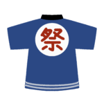 clip art of happi coat of festival