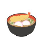 海老天そばの無料イラスト素材
