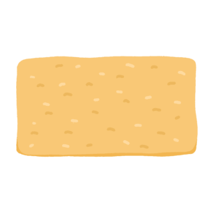 油揚げの無料イラスト素材