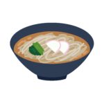 かけそばの無料イラスト素材
