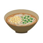 たぬきそばの無料イラスト素材