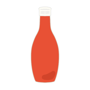 ケチャップの無料イラスト素材