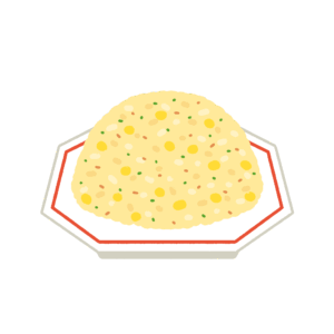 チャーハンの無料イラスト素材