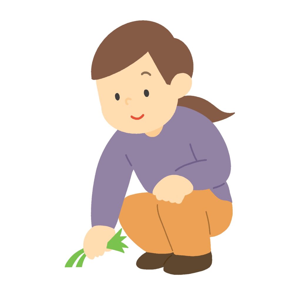 clip art of woman weeding-illpop.com