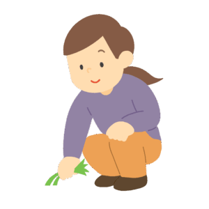 clip art of woman weeding-illpop.com