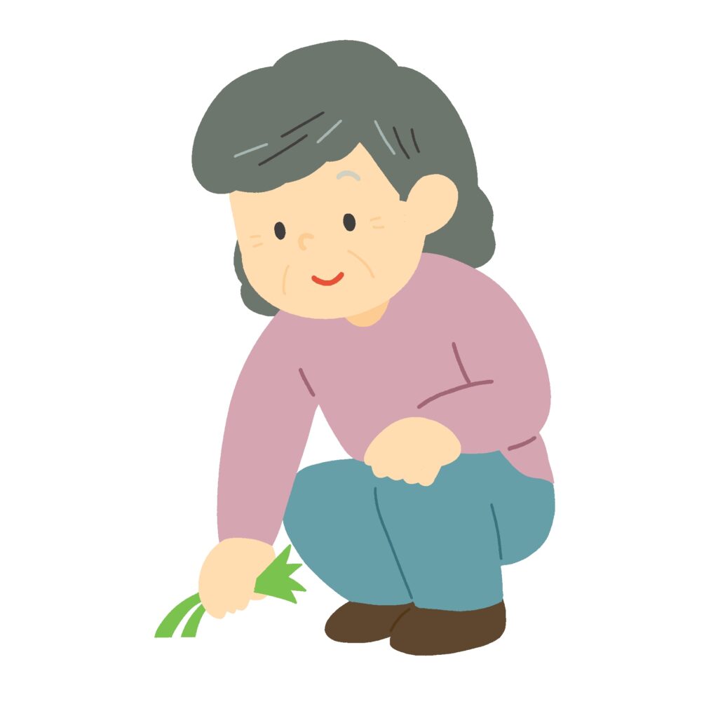 clip art of granny weeding-illpop.com