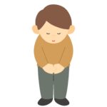 clip art of man bowing(bowing)