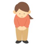 clip art of woman bowing(bowing)