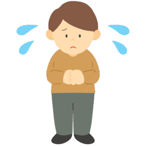 clip art of man with troubled face-illpop.com