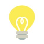 電球の無料イラスト素材