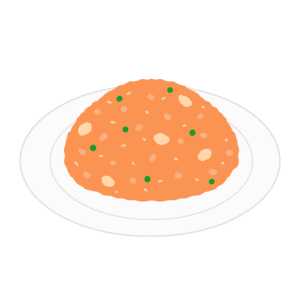 チキンライスの無料イラスト素材