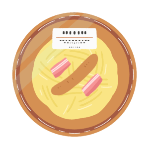clip art of spaghetti with bacon and sausage-illpop.com