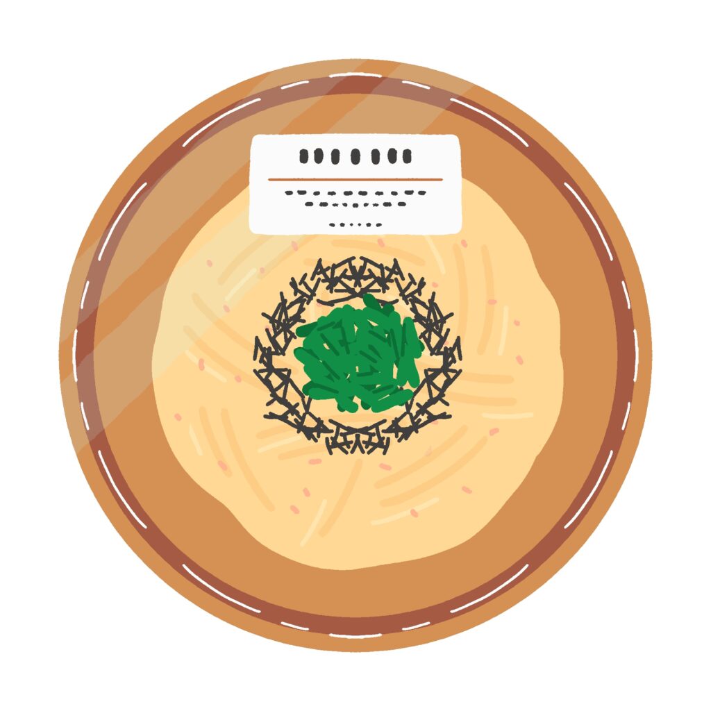 free spaghetti with cod roe clip art