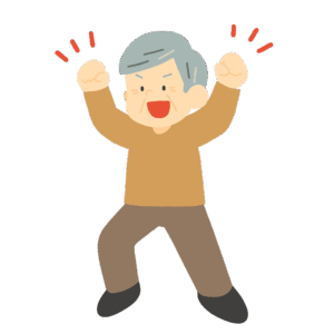 clip art of old man posing with guts-illpop.com