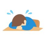 clip art of person crying face down on desk-illpop.com