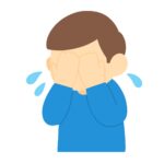 clip art of man crying with his face covered-illpop.com