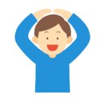 clip art of man making OK sign on his head-illpop.com