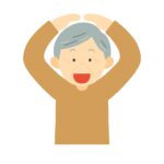 clip art of an old man signing OK on his head-illpop.com