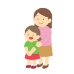 母親と子どもの無料イラスト素材