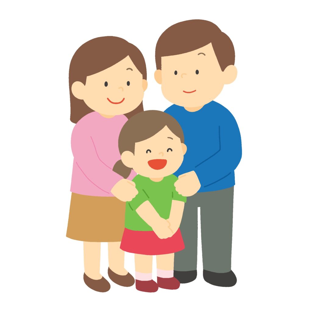 clip art of father and mother and child-illpop.com