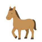 馬の無料イラスト素材