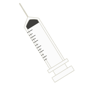 注射器の無料イラスト素材
