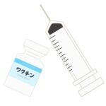 ワクチンと注射器の無料イラスト素材