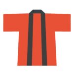 clip art of happi coat of festival