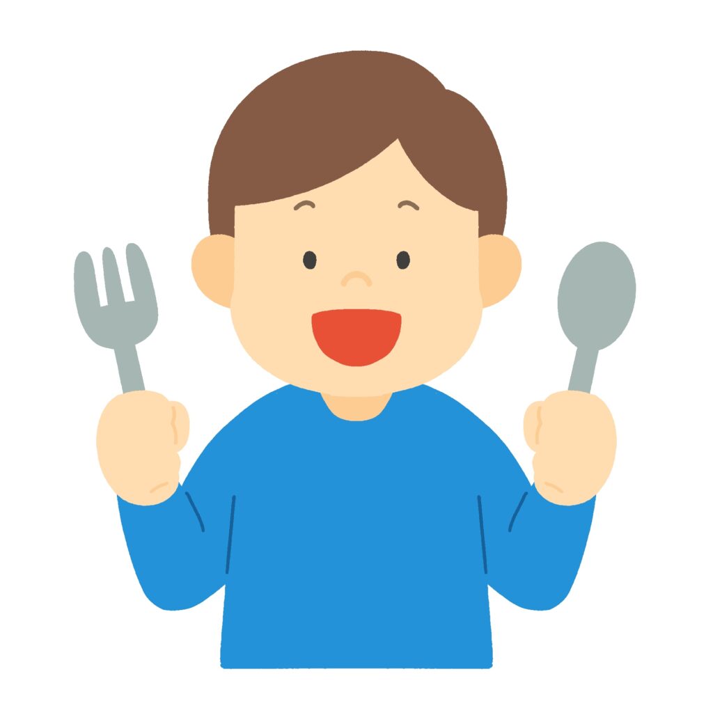 clip art of boy eating-illpop.com