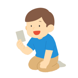 clip art of boy reading cards-illpop.com