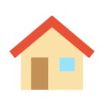 シンプルな家の無料イラスト素材