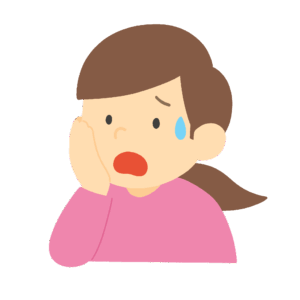 clip art of woman with troubled expression-illpop.com