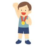 clip art of various men winning medals-illpop.com