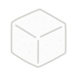 白い角砂糖の無料イラスト素材