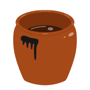 継ぎ足しのタレの無料イラスト素材