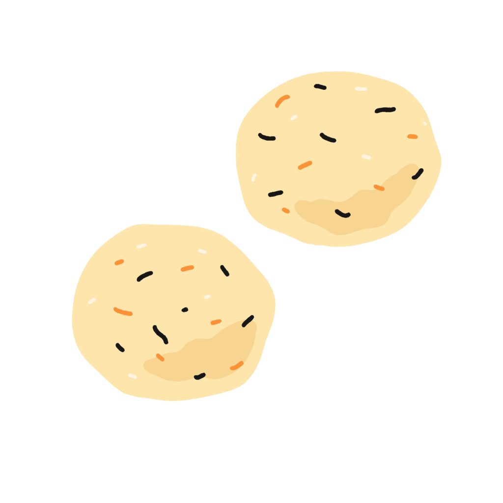 ひりゅうずの無料イラスト素材