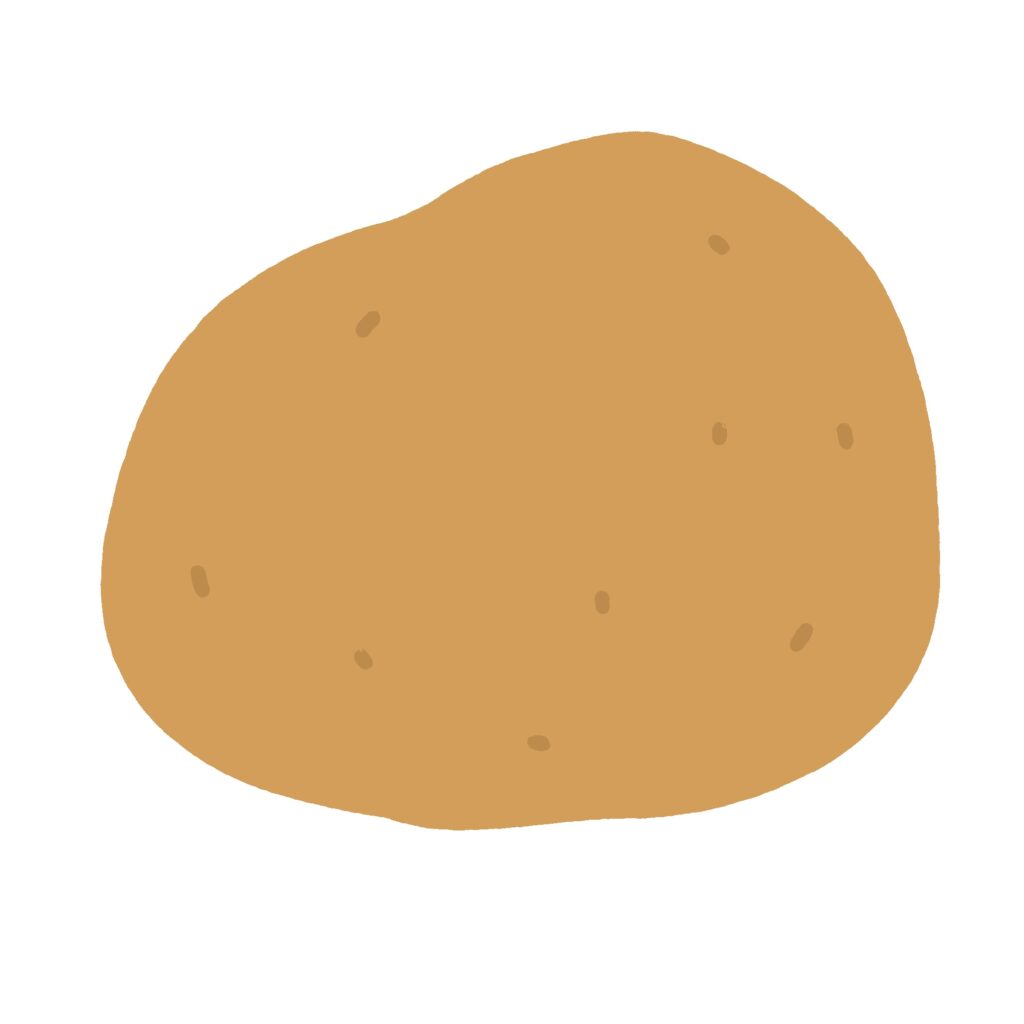 じゃがいもの無料イラスト素材