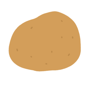 じゃがいもの無料イラスト素材