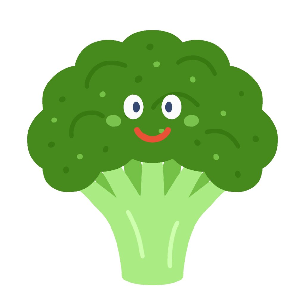ブロッコリーの無料イラスト素材