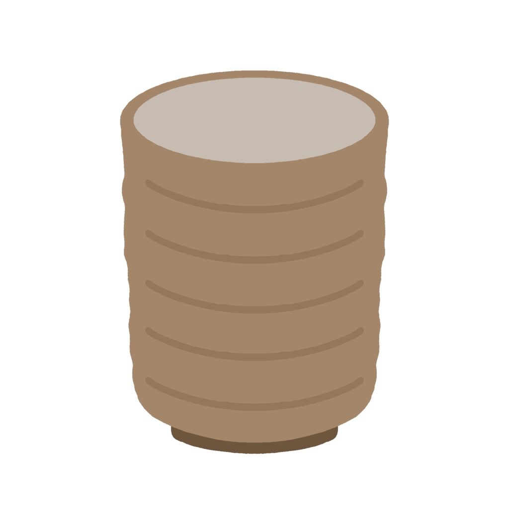 湯呑の無料イラスト素材