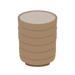 湯呑の無料イラスト素材