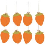 つるした干し柿の無料イラスト素材