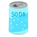 ソーダの缶の無料イラスト素材