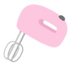 ハンドミキサーの無料イラスト素材