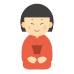 座敷童（ざしきわらし）の無料イラスト素材