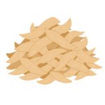 鰹節（削り節）の無料イラスト素材