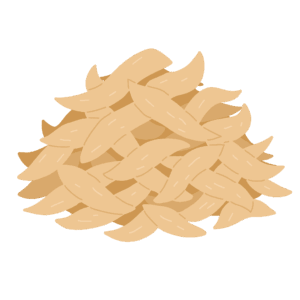 鰹節（削り節）の無料イラスト素材