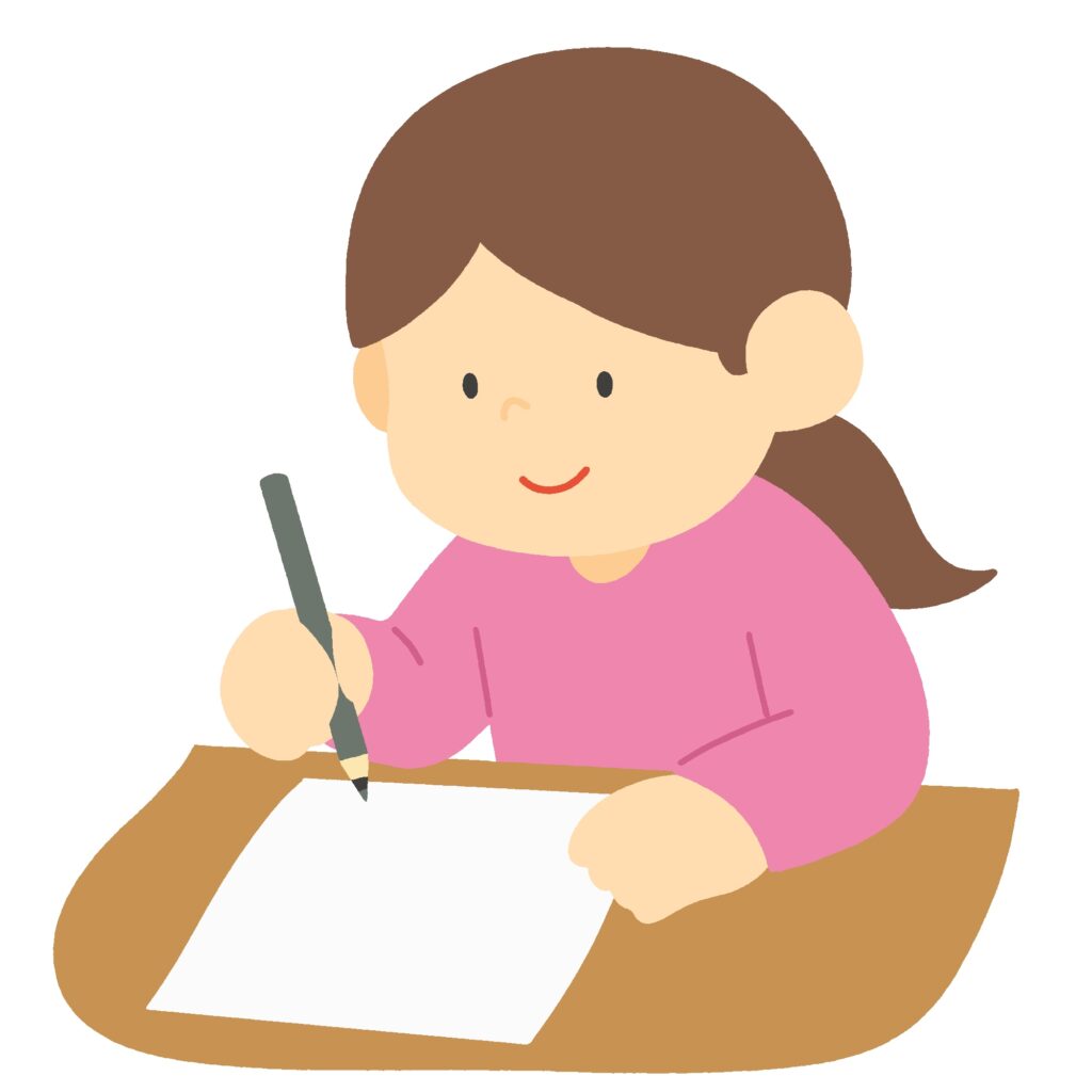 clip art of woman filling out a form-illpop.com